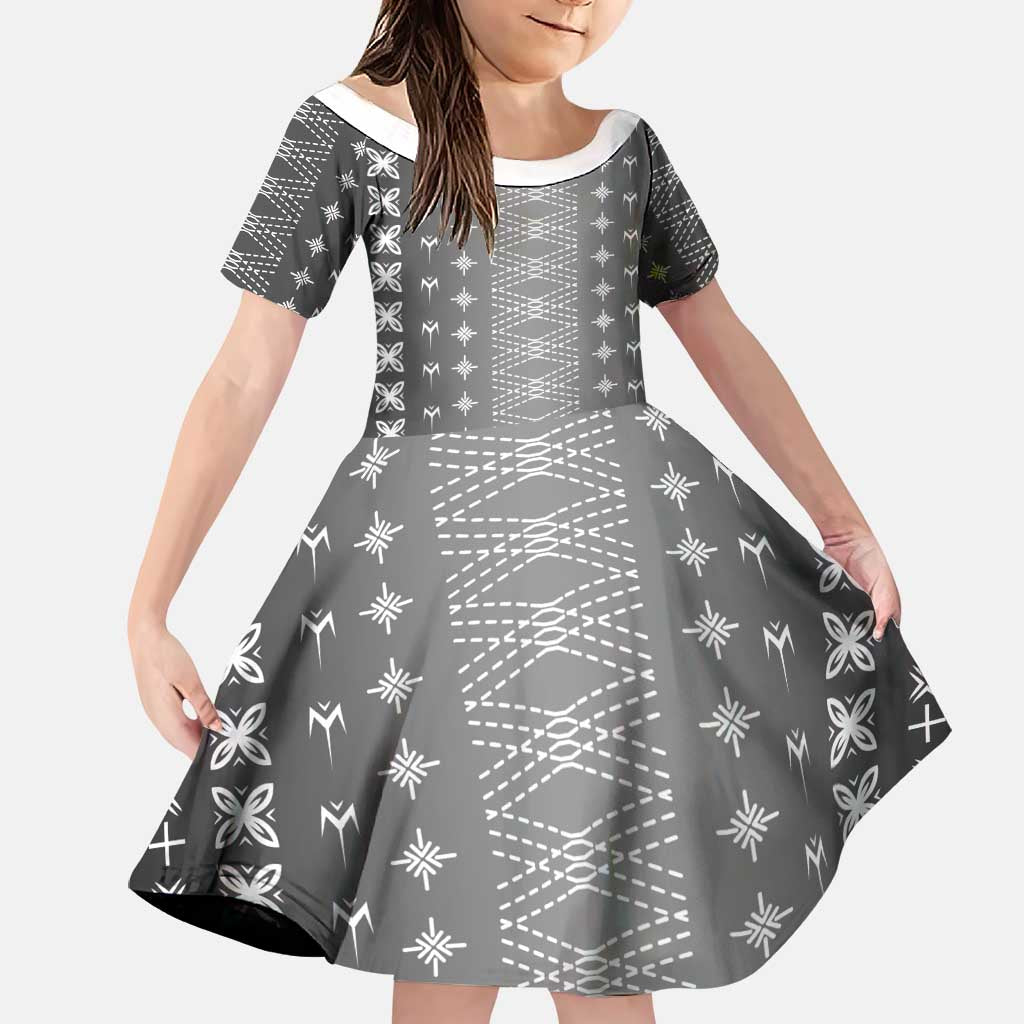Black Samoa Malu Tattoo Inspired Family Matching Off Shoulder Maxi Dress and Hawaiian Shirt - Polynesian Pride