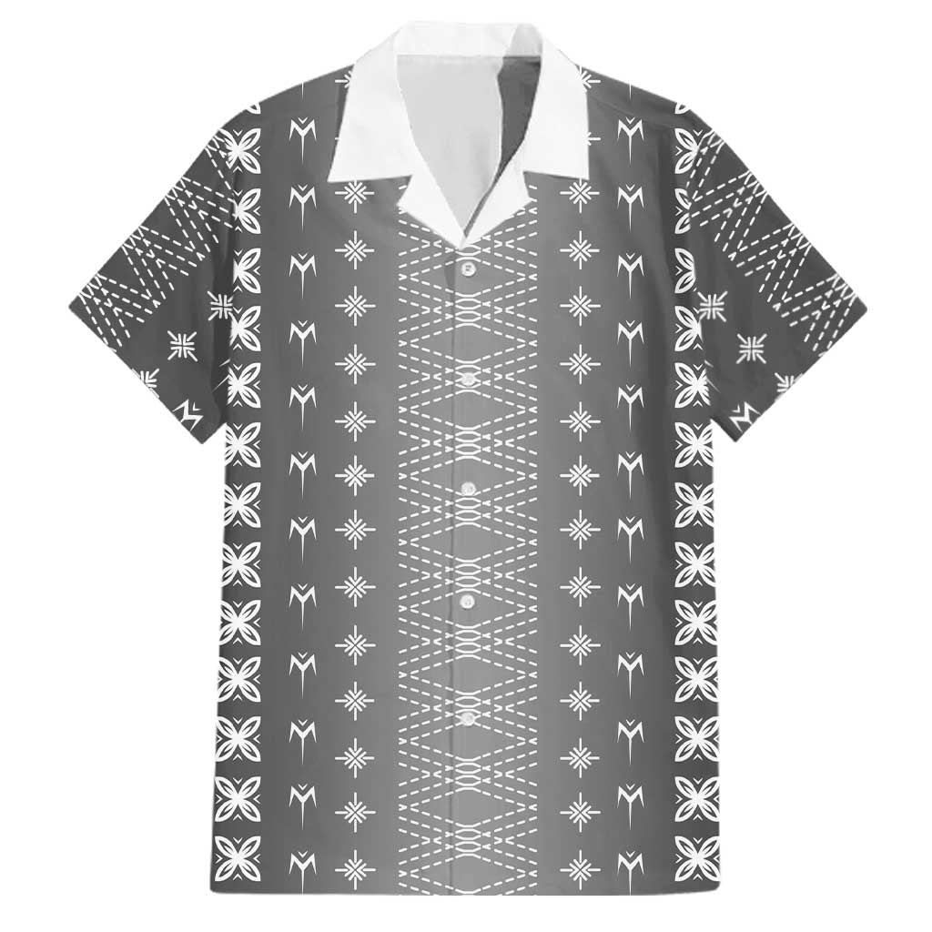 Black Samoa Malu Tattoo Inspired Family Matching Summer Maxi Dress and Hawaiian Shirt - Polynesian Pride