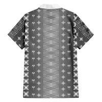 Black Samoa Malu Tattoo Inspired Family Matching Summer Maxi Dress and Hawaiian Shirt - Polynesian Pride