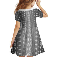 Black Samoa Malu Tattoo Inspired Family Matching Tank Maxi Dress and Hawaiian Shirt - Polynesian Pride