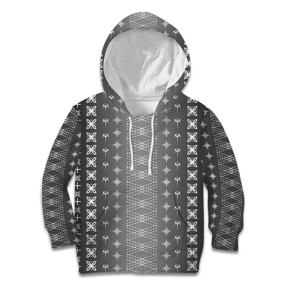Black Samoa Malu Tattoo Inspired Kid Hoodie - Polynesian Pride
