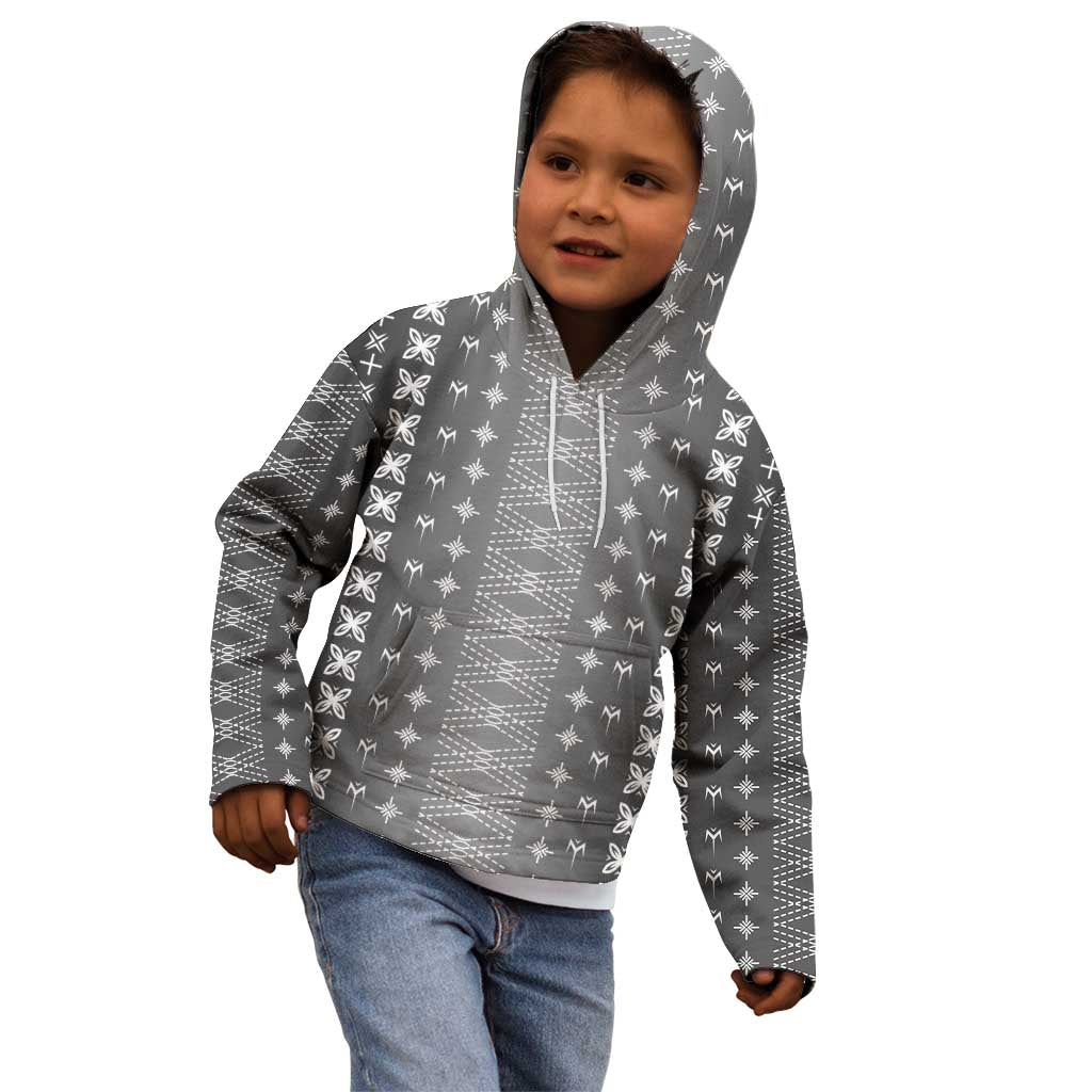Black Samoa Malu Tattoo Inspired Kid Hoodie - Polynesian Pride