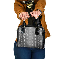 Black Samoa Malu Tattoo Inspired Shoulder Handbag - Polynesian Pride