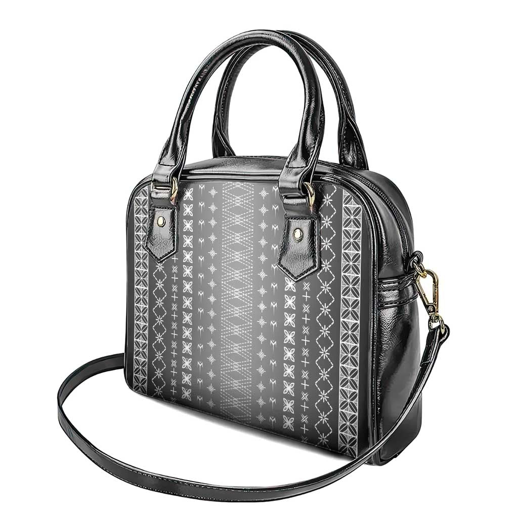 Black Samoa Malu Tattoo Inspired Shoulder Handbag - Polynesian Pride