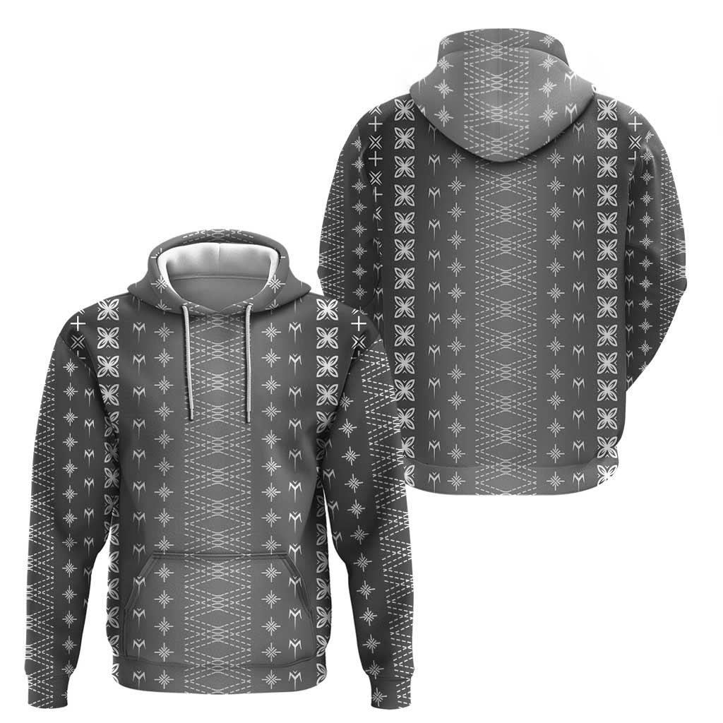 Black Samoa Malu Tattoo Inspired Zip Hoodie - Polynesian Pride