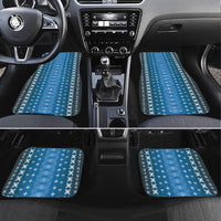 Blue Samoa Malu Tattoo Inspired Car Mats - Polynesian Pride