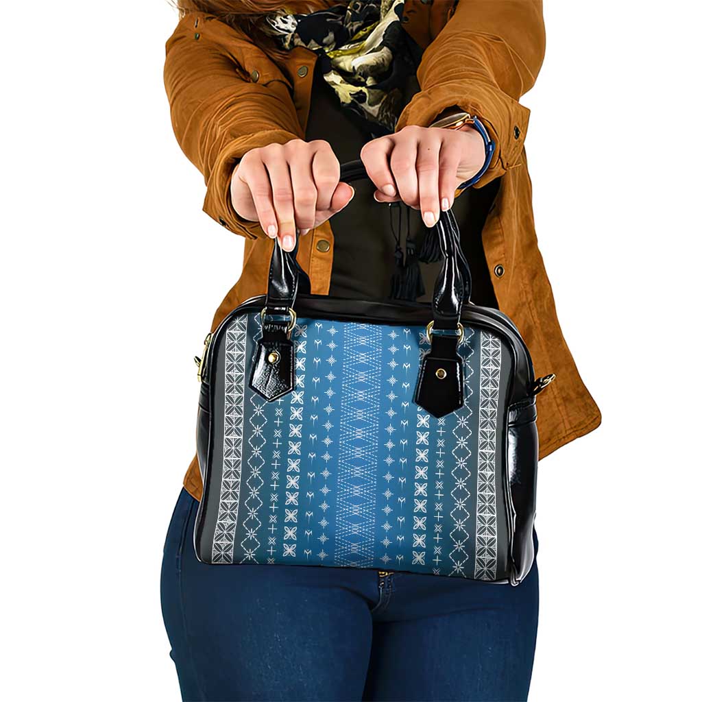Blue Samoa Malu Tattoo Inspired Shoulder Handbag - Polynesian Pride