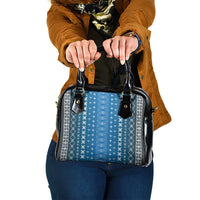 Blue Samoa Malu Tattoo Inspired Shoulder Handbag - Polynesian Pride