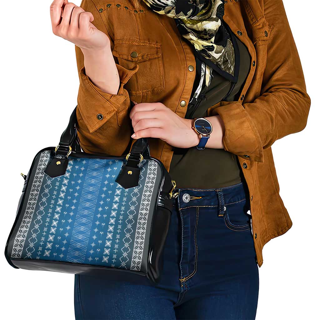 Blue Samoa Malu Tattoo Inspired Shoulder Handbag - Polynesian Pride