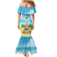 Hawaiian Ukulele Family Matching Mermaid Dress and Hawaiian Shirt Sound Of Happiness LT05 - Polynesian Pride