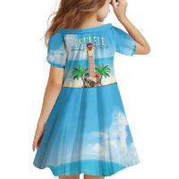 Hawaiian Ukulele Family Matching Off Shoulder Maxi Dress and Hawaiian Shirt Sound Of Happiness LT05 - Polynesian Pride