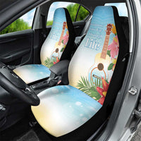 National Ukulele Day Car Seat Cover Tropical Vibe