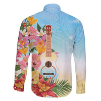 National Ukulele Day Family Matching Mermaid Dress and Hawaiian Shirt Tropical Vibe