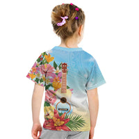 National Ukulele Day Kid T Shirt Tropical Vibe