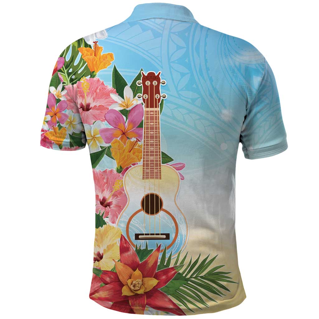 National Ukulele Day Polo Shirt Tropical Vibe