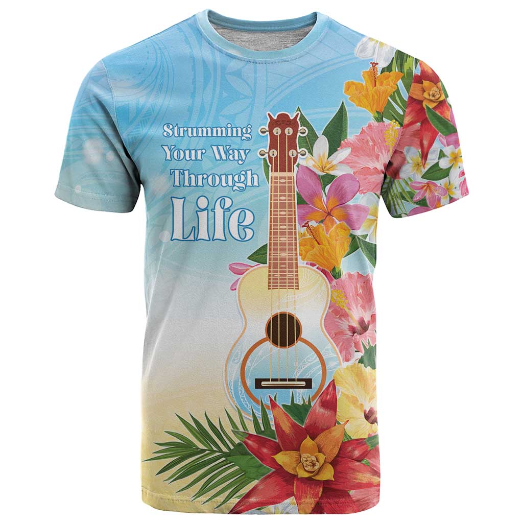 National Ukulele Day T Shirt Tropical Vibe