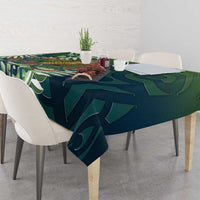 New Zealand Kea Bird Tablecloth With Maori Koru Fern - Polynesian Pride