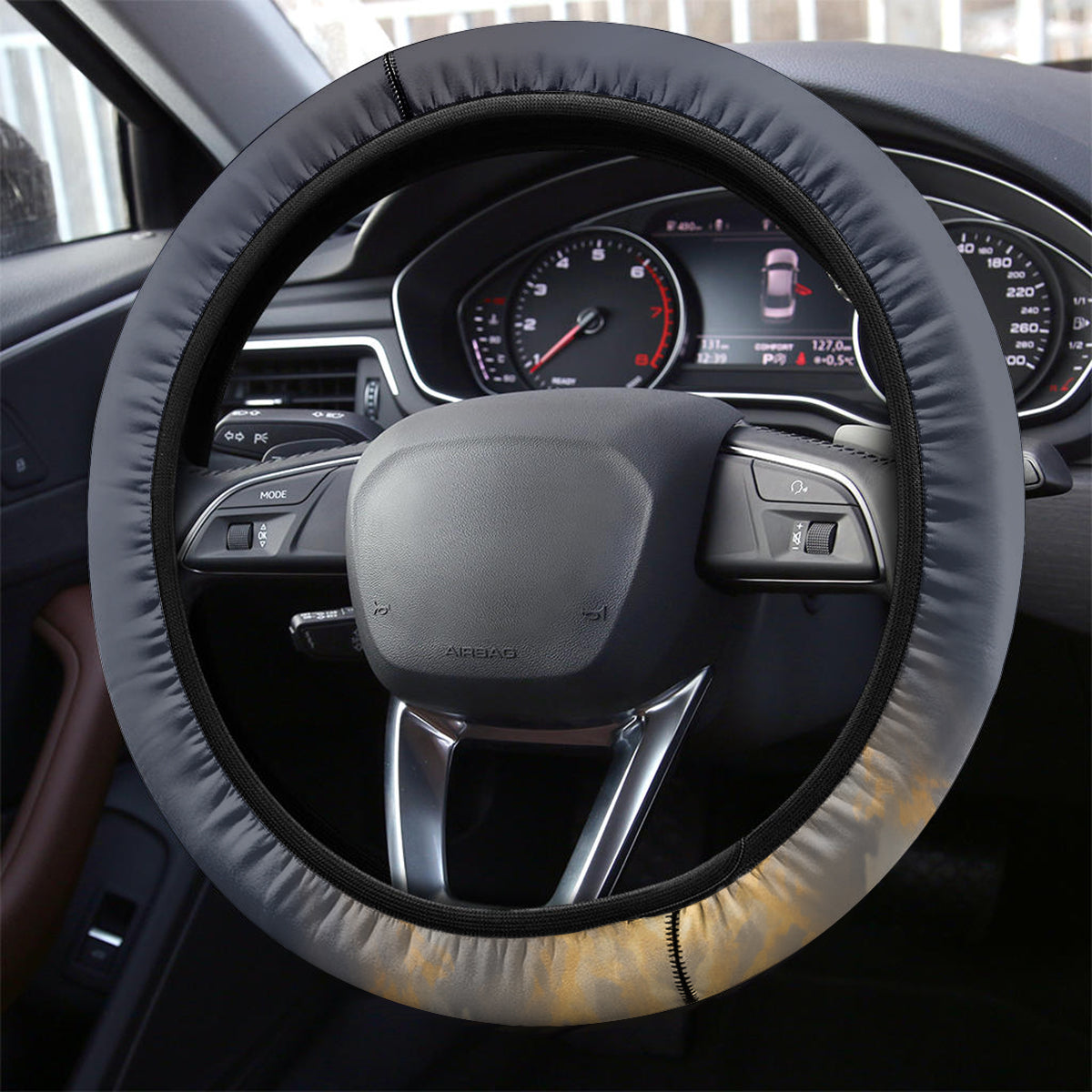 New Zealand ANZAC Day Steering Wheel Cover The Lonesome Pine With Soldier Fern LT05 - Polynesian Pride
