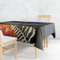 New Zealand ANZAC Day Tablecloth The Lonesome Pine With Soldier Fern LT05 - Polynesian Pride
