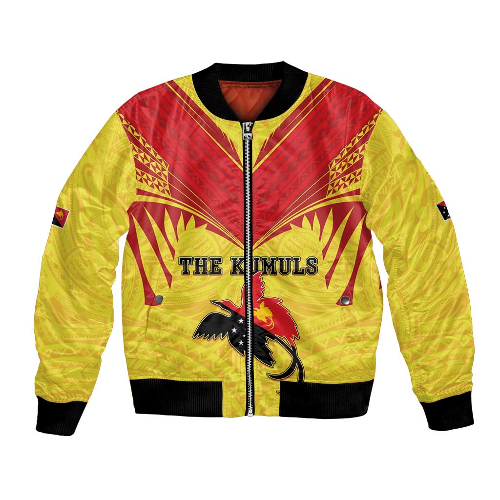 Papua New Guinea Rugby Custom Bomber Jacket Kumuls Heritage
