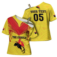 Papua New Guinea Rugby Custom Cross Shoulder Shirt Kumuls Heritage