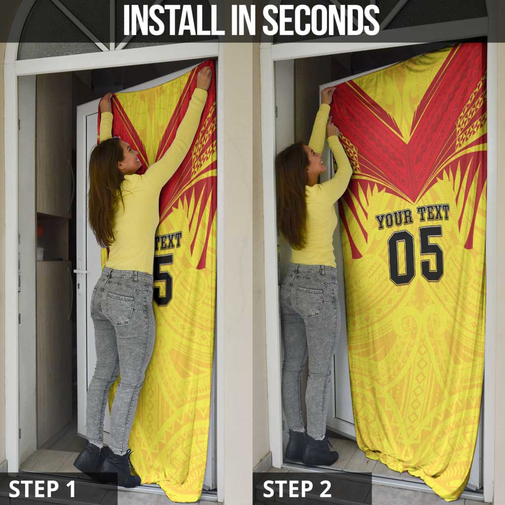 Papua New Guinea Rugby Custom Door Cover Kumuls Heritage