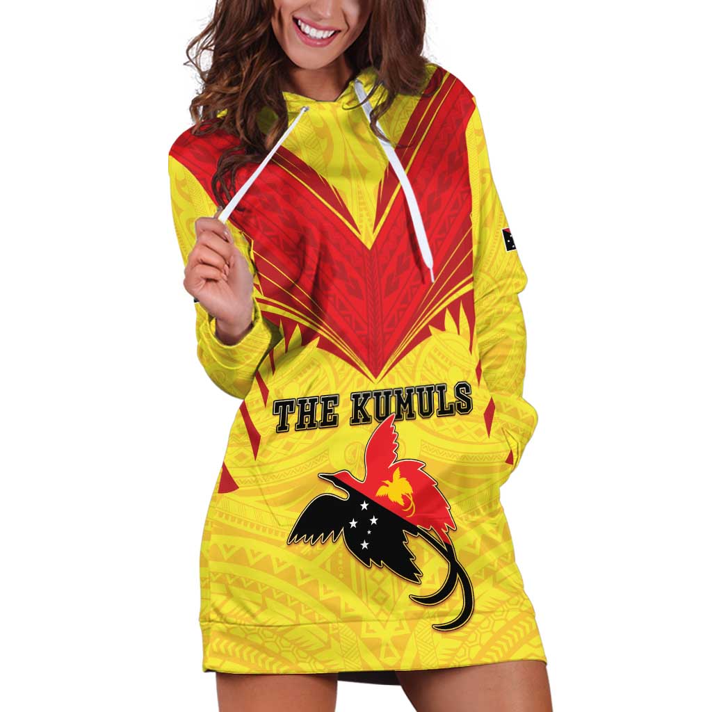 Papua New Guinea Rugby Custom Hoodie Dress Kumuls Heritage