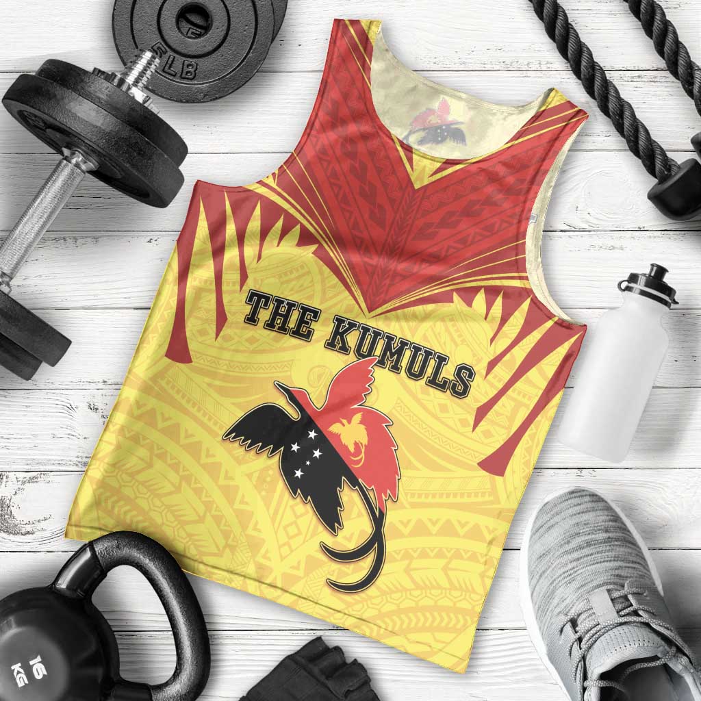 Papua New Guinea Rugby Custom Men Tank Top Kumuls Heritage