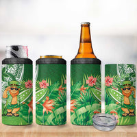 Aloha Hawaii St Patrick's Day 4 in 1 Can Cooler Tumbler Polynesian Style