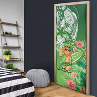 Aloha Hawaii St Patrick's Day Door Cover Polynesian Style