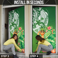 Aloha Hawaii St Patrick's Day Door Cover Polynesian Style
