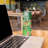 Aloha Hawaii St Patrick's Day Skinny Tumbler Polynesian Style