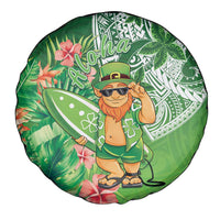 Aloha Hawaii St Patrick's Day Spare Tire Cover Polynesian Style