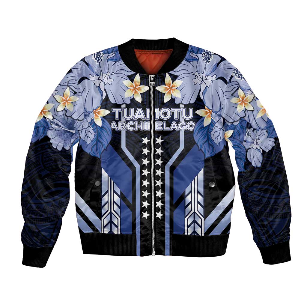French Polynesia Tuamotu Archipelago Bomber Jacket Polynesian Pattern Unique Style
