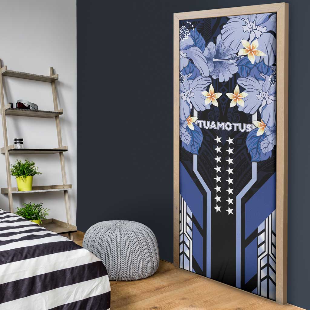 French Polynesia Tuamotu Archipelago Door Cover Polynesian Pattern Unique Style