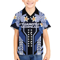 French Polynesia Tuamotu Archipelago Family Matching Off Shoulder Short Dress and Hawaiian Shirt Polynesian Pattern Unique Style