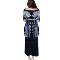 French Polynesia Tuamotu Archipelago Family Matching Puletasi and Hawaiian Shirt Polynesian Pattern Unique Style