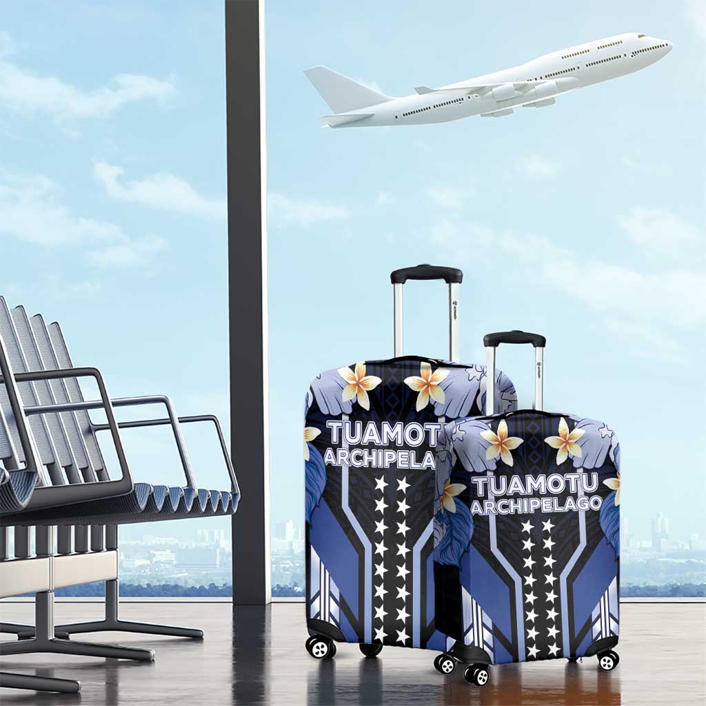 French Polynesia Tuamotu Archipelago Luggage Cover Polynesian Pattern Unique Style