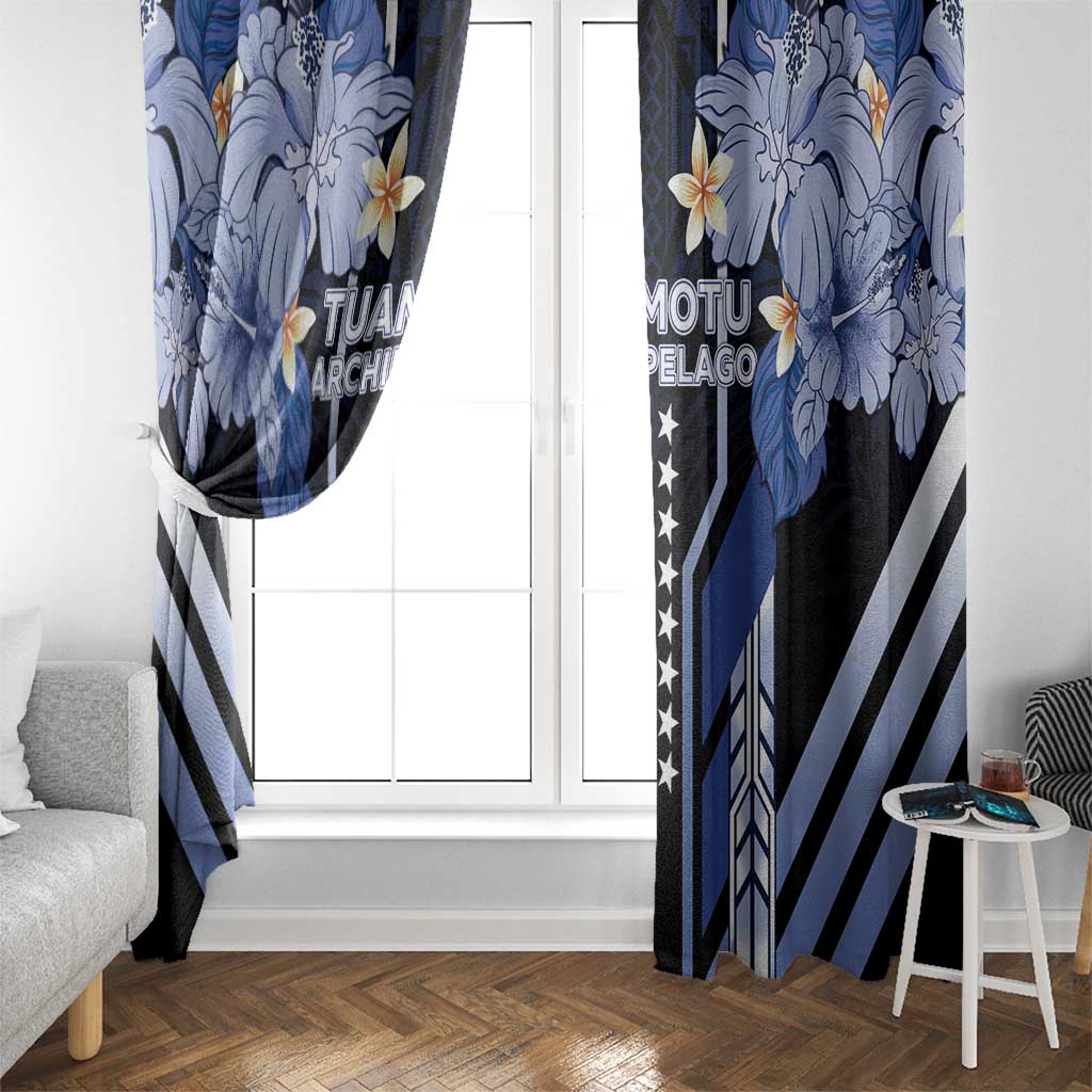 French Polynesia Tuamotu Archipelago Window Curtain Polynesian Pattern Unique Style
