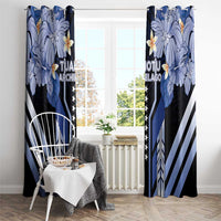 French Polynesia Tuamotu Archipelago Window Curtain Polynesian Pattern Unique Style