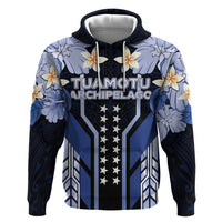 French Polynesia Tuamotu Archipelago Zip Hoodie Polynesian Pattern Unique Style