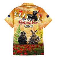 Australia And New Zealand ANZAC Day Family Matching Mermaid Dress and Hawaiian Shirt Kangaroo And Kiwi Bird Soldiers Lest We Forget LT05 - Polynesian Pride