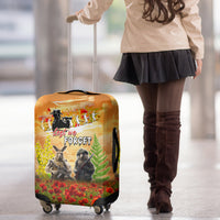 Australia And New Zealand ANZAC Day Luggage Cover Kangaroo And Kiwi Bird Soldiers Lest We Forget LT05 - Polynesian Pride