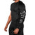 Polynesian Pattern With Plumeria Flowers Arm Sleeves Black - Polynesian Pride