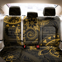 Polynesian Sunset Plumeria Back Car Seat Cover Gold Polynesian Tattoo LT05 - Polynesian Pride