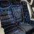 Polynesian Sunset Plumeria Back Car Seat Cover Navy Polynesian Tattoo