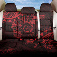 Polynesian Sunset Plumeria Back Car Seat Cover Red Polynesian Tattoo LT05 One Size Red - Polynesian Pride
