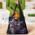 Polynesian Sunset Plumeria Grocery Bag Galaxy Polynesian Tattoo