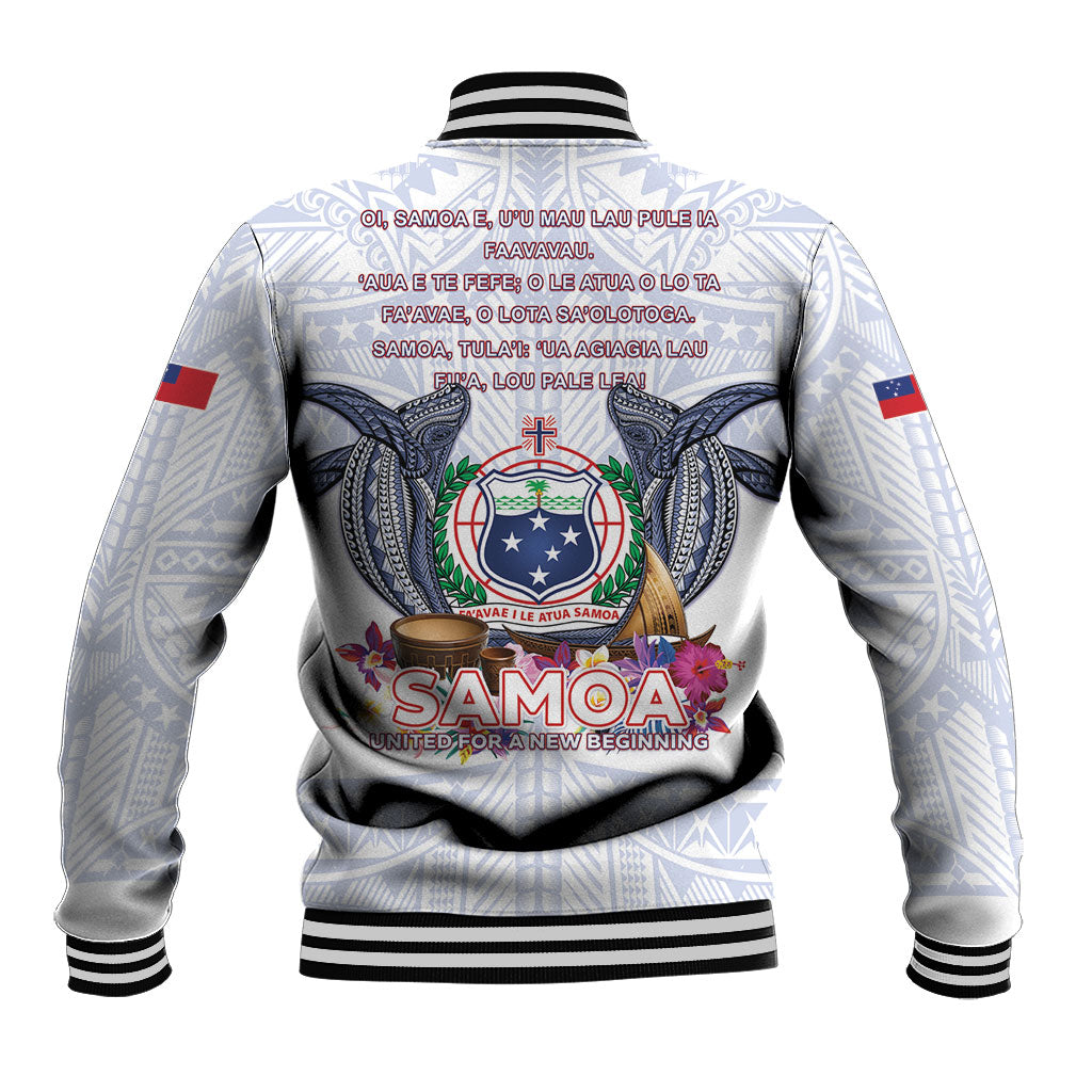 Samoa Independence Day Baseball Jacket Samoa United For A New Beginning