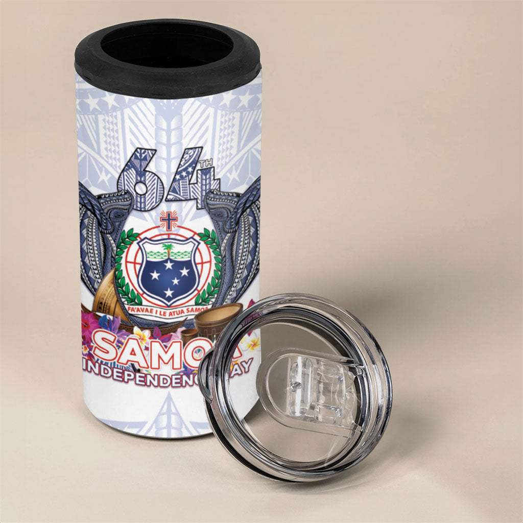 Samoa Independence Day 4 in 1 Can Cooler Tumbler Samoa United For A New Beginning